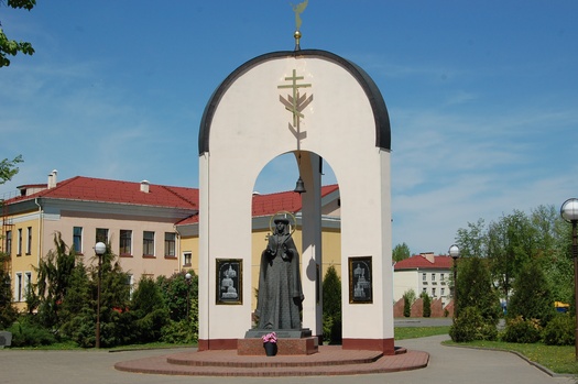Слуцк. Помнік праведнай Сафіі Слуцкай